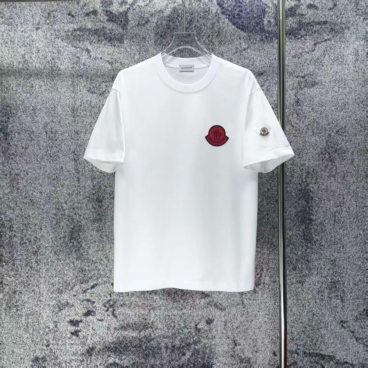 MONCLE* 2026 New Arrival logo t Same Style Size S M L XL XXL Black White